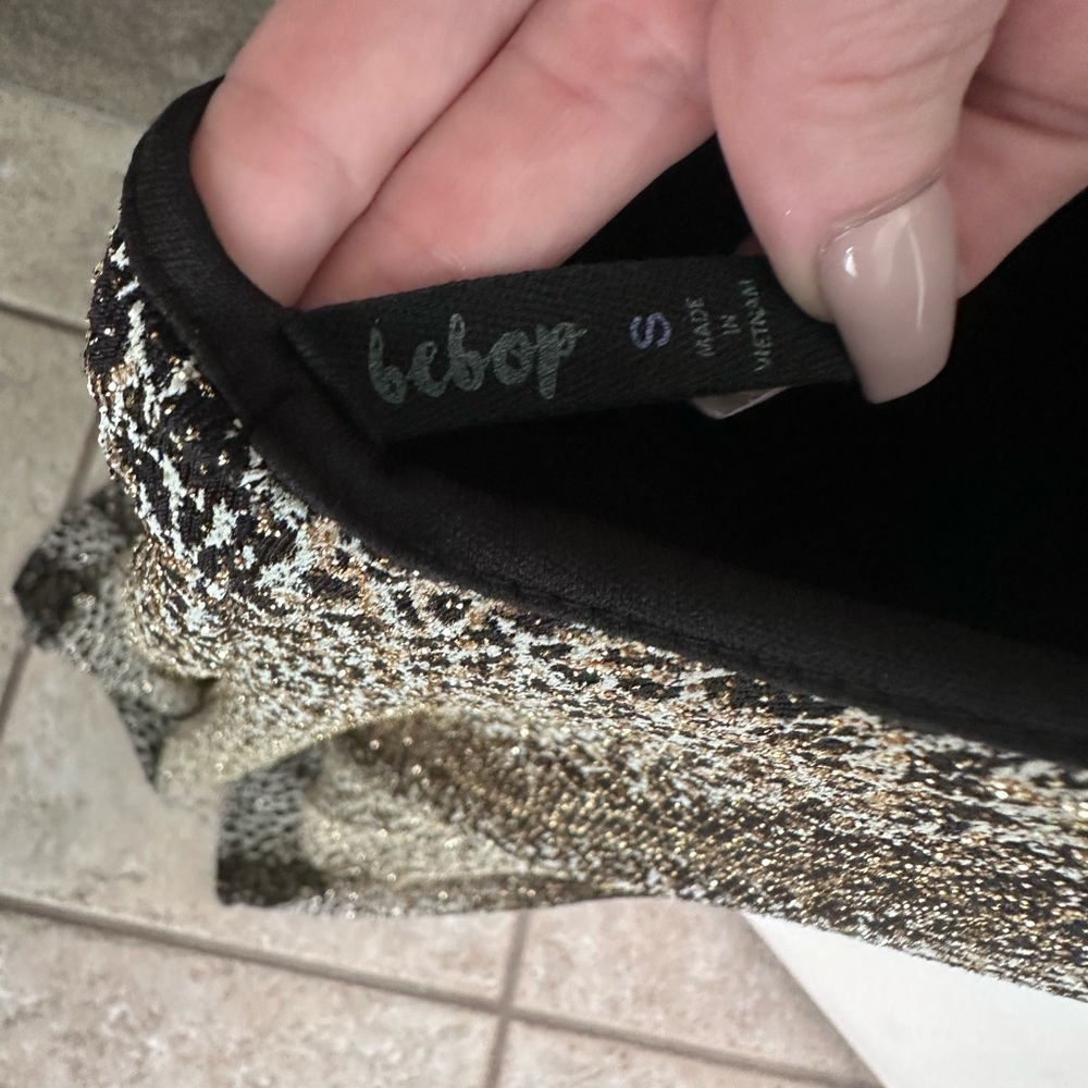 Sparkly Bebop Small Leopard Print Dress - Picture 4 of 4